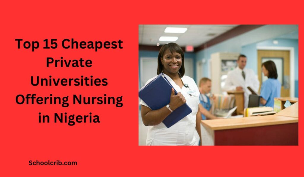 Cheapest Private Universities Offering Nursing in Nigeria