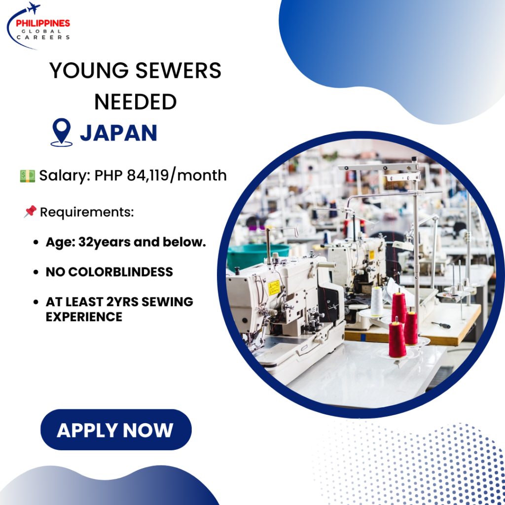 Sewer Job Opportunities in Japan for 2025