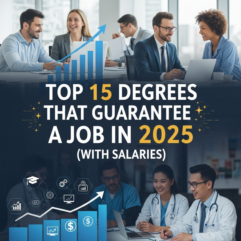 Top 15 Degrees That Guarantee A Job In 2025